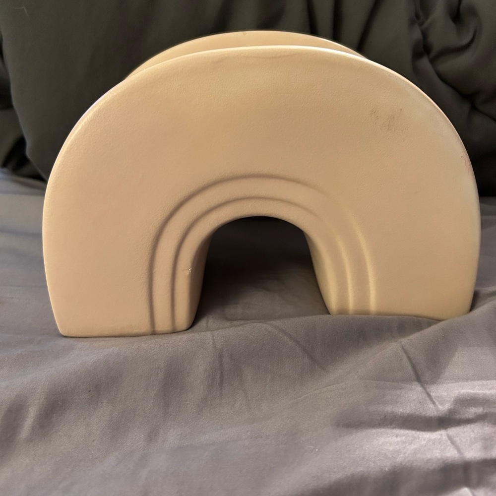 Bath and Body Ceramic Rainbow planter/vase